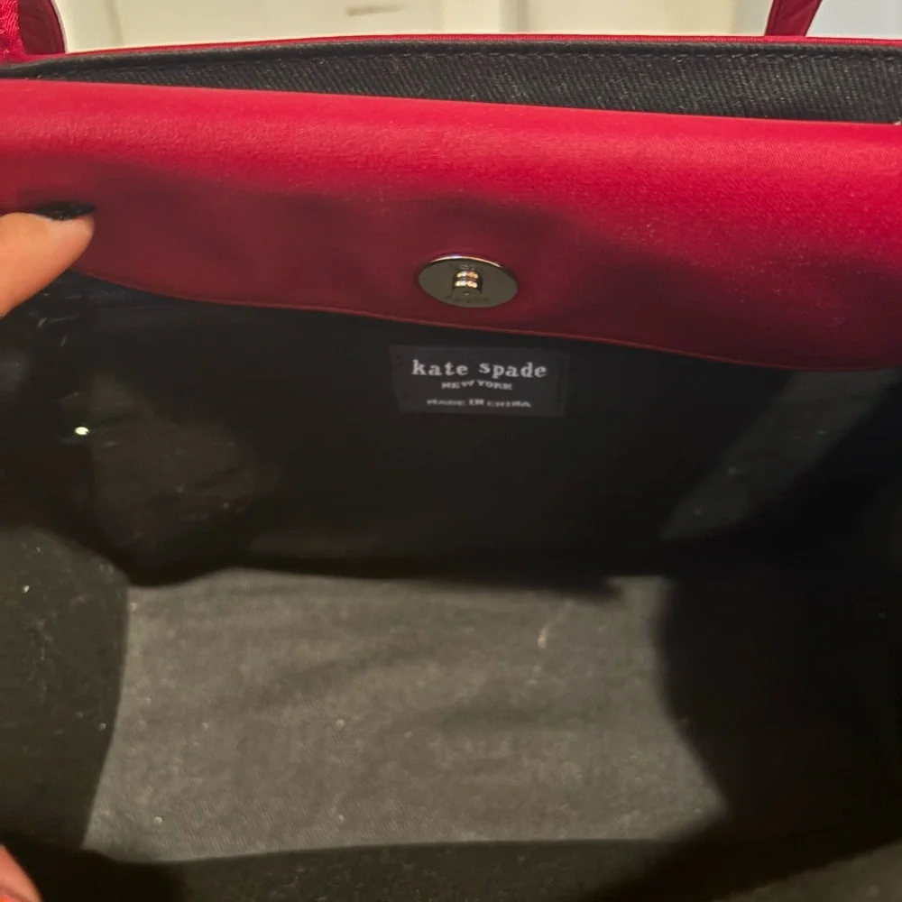 Kate Spade Red Small-Medium Tote Bag - Picture 6 of 6